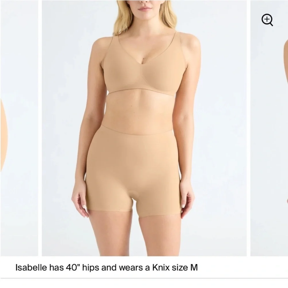 KNIX | tan shortie thigh saver